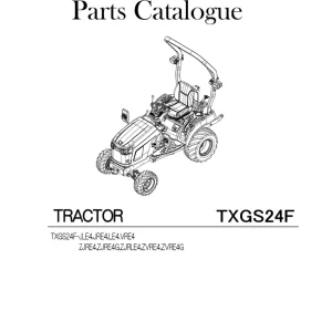 Iseki Txgs24F 2019 Parts Manual