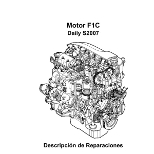 Iveco Daily F1C 2007 2007 Service Manual