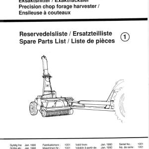 Agri Jf Fct 800 Parts Manual