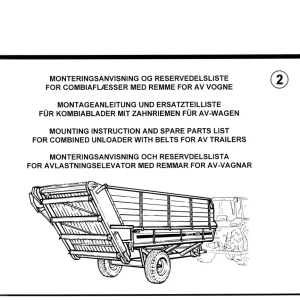 JF Stoll Av Unloader Parts Manual