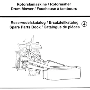 JF Stoll Cm 1650 Mk Ii 1995 Parts Manual