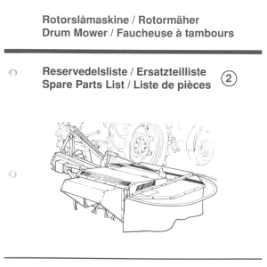 JF Stoll Cm 1900 1990 Parts Manual