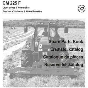 JF Stoll Cm 225 F Mower Parts Manual