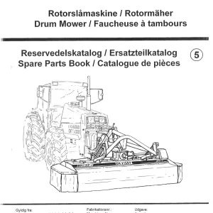 JF Stoll Cm 2750 Mk Ii 1994 Parts Manual