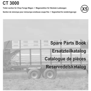 JF Stoll Ct 3000 Parts Manual