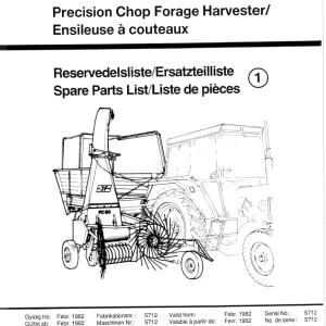 JF Stoll Fc 80 Parts Manual