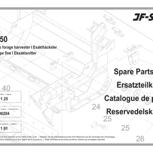 JF Stoll Fct 1050 Parts Manual