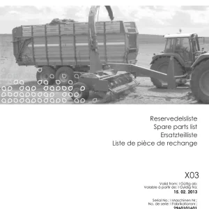 JF Stoll Fct 1460 Parts Manual