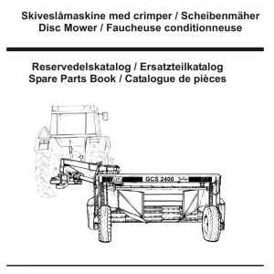 JF Stoll Gcs 2400 Ts Mower Parts Manual