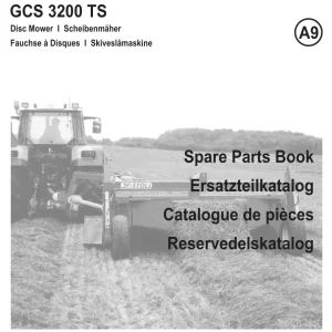 JF Stoll Gcs 3200 Ts Mower Parts Manual