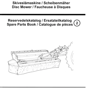 JF Stoll Gd 2800 Sm Mower Parts Manual