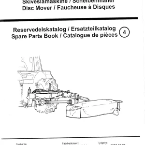 JF Stoll Gd 3200 Mower 1995 Parts Manual