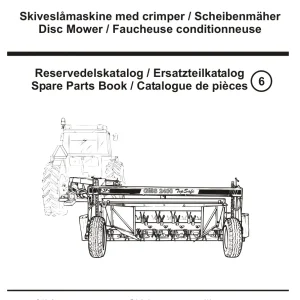JF Stoll Gms 2400 Ts Mower Parts Manual