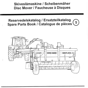 JF Stoll Gms 3200 Uf Mower Parts Manual