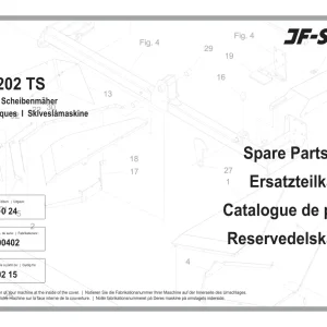 JF Stoll Gms 3202 Ts Mower Parts Manual