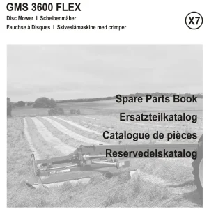 JF Stoll Gms 3600 Fl Mower Parts Manual