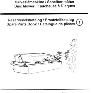JF Stoll Gx 2400 Sc Mk2 Mower Parts Manual