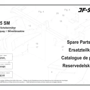 JF Stoll Gx 2405 Sm Mower 2007 Parts Manual