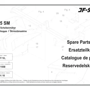 JF Stoll Gx 2405 Sm Mower 2011 Parts Manual