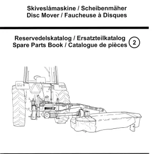 JF Stoll Gx 2800 Sb Mower 1998 Parts Manual