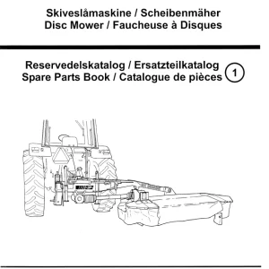 JF Stoll Gx 2800 Sb Mower 2001 Parts Manual
