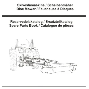 JF Stoll Gx 2802 Mower Parts Manual
