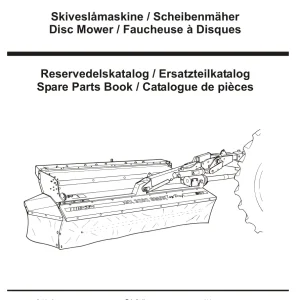 JF Stoll Gx 3202 Sm R Mower Parts Manual