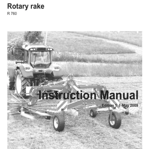 JF Stoll R 760 Operators Manual