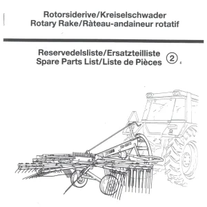 JF Stoll Rs 290 320 340 420 X Parts Manual
