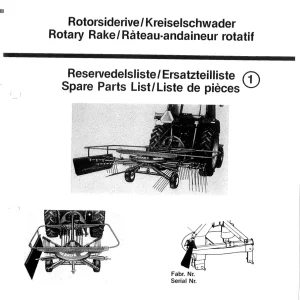 JF Stoll Rs 335 S Parts Manual