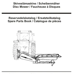JF Stoll Sb 1600 Mower Parts Manual