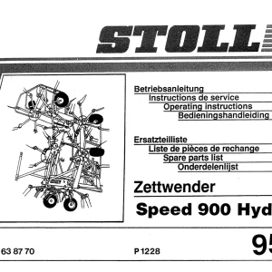 JF Stoll 900 Parts Manual