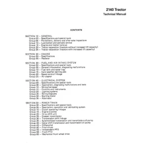 John Deere 2140 Operators Manual