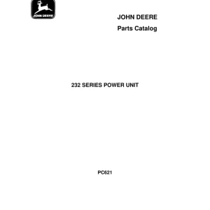 John Deere 232 Parts Manual
