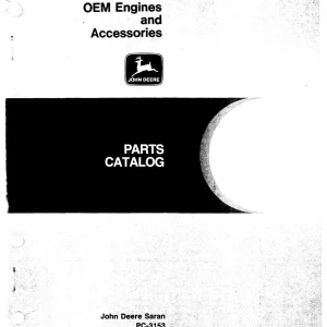 John Deere 4239D 4239T Parts Manual