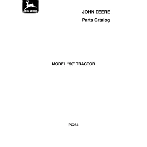 John Deere 50 Parts Manual