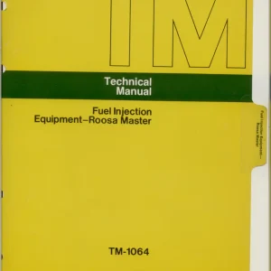 John Deere Roosa Tm1064 Service Manual