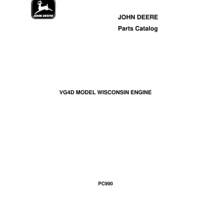 John Deere Vg4D Wisconsin Parts Manual