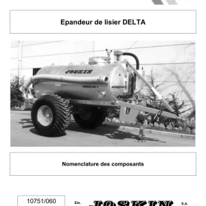 Joskin Delta Parts Manual