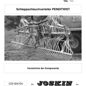 Joskin Penditwist Cdi 004724 Parts Manual
