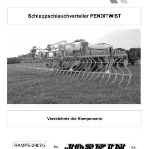 Joskin Penditwist 2907 3 Parts Manual