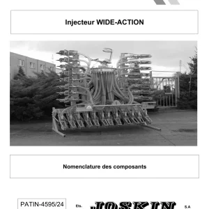 Joskin Combinator And Slurry Parts Manual
