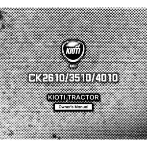 Kioti Ck2610 Ck3510 Ck4010 Operators Manual