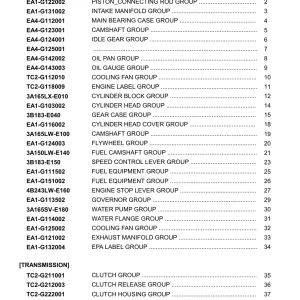 Kioti Ck2610 Parts Manual