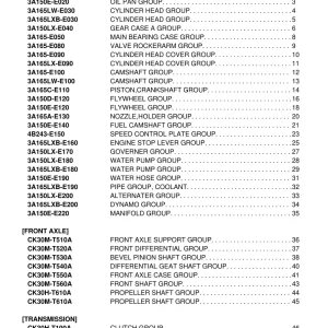 Kioti Ck35 Parts Manual