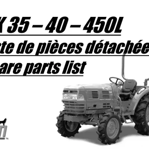 Kioti Dk35 Dk40 Dk450 Parts Manual