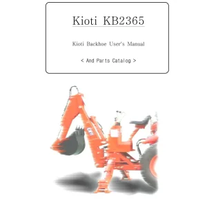 Kioti Kb2365 Parts Manual