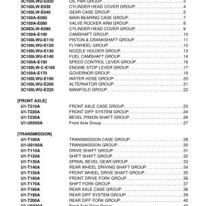 Kioti Mec2210 Parts Manual