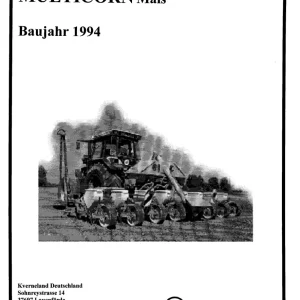 Kleine Franz Multicorn 1994 Parts Manual