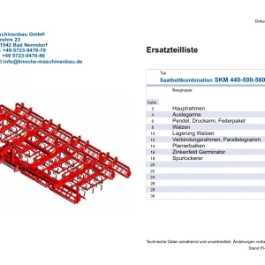 Knoche Skm 440 500 560 Parts Manual
